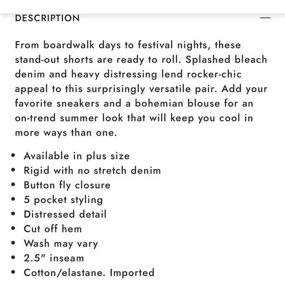 ⭐️Distressed Jean shorts - Picture 8 of 12